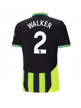 Billige Manchester City Kyle Walker #2 Bortedrakt 2024-25 Kortermet